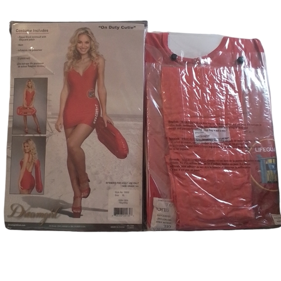 SALE ❌ Dream Girl On Dutie Cutie Lifeguard Women's Costume NWT - Picture 10 of 15